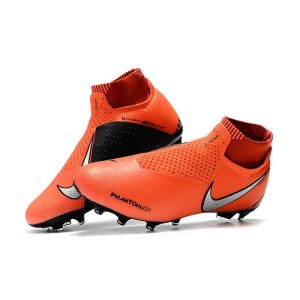 Kopačky Pánské Nike Phantom VSN Elite DF FG – oranžový Černá Stříbrný